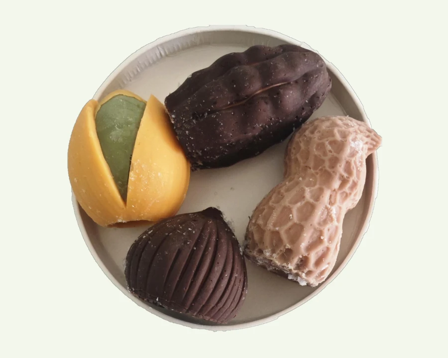 Nut-shaped Ice Cream