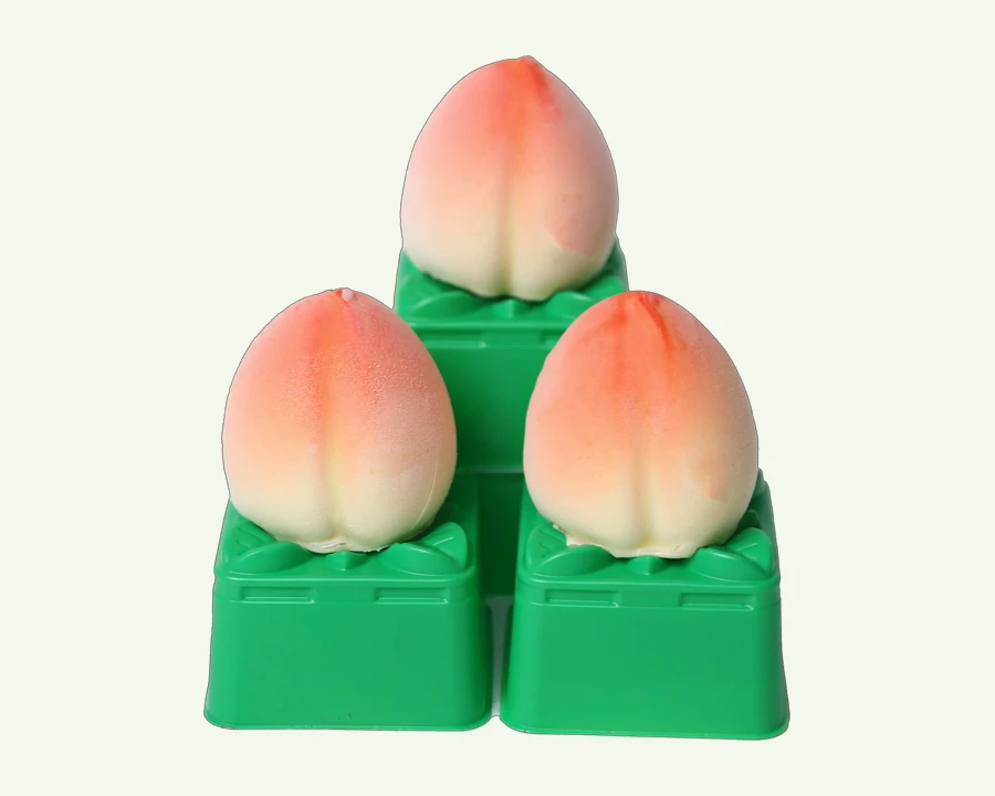 Peach 3D Ice Cream